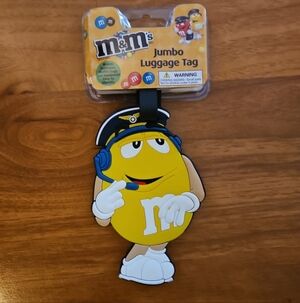 Jumbo M&M Luggage Tag